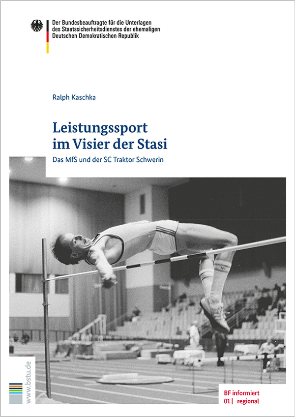 Cover der Publikation 'Leistungssport im Visier der Staatssicherheit'