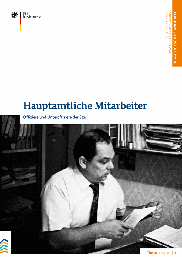 Cover der Themenmappe 1: 'Hauptamtliche Mitarbeiter'