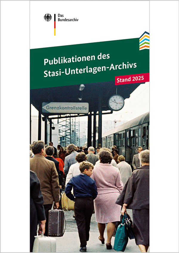 Cover der Broschüre 'Publikationen des Stasi-Unterlagen-Archivs'