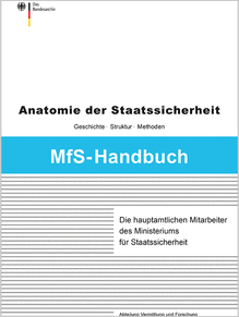 Cover der Publikation 'Die hauptamtlichen Mitarbeiter des Ministeriums für Staatssicherheit'