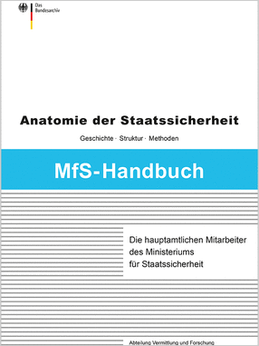 Cover der Publikation 'Die hauptamtlichen Mitarbeiter des Ministeriums für Staatssicherheit'
