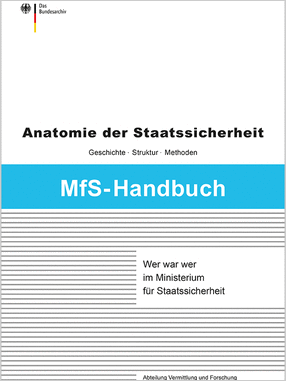 Cover der Publikation 'Wer war wer im Ministerium für Staatssicherheit'