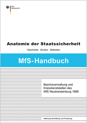 Bezirksverwaltung und Kreisdienststellen des MfS Neubrandenburg 1989
