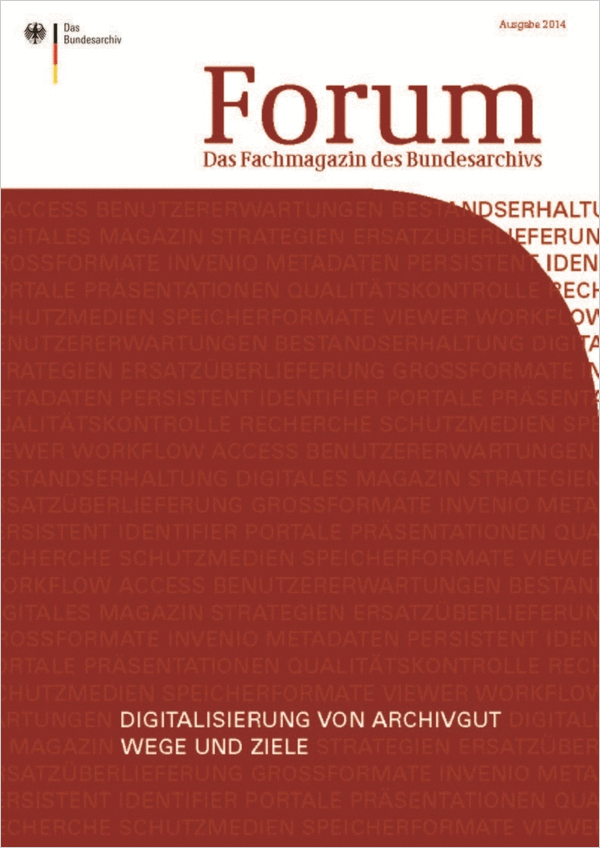Cover des Fachmagazins „Forum“ (2014)