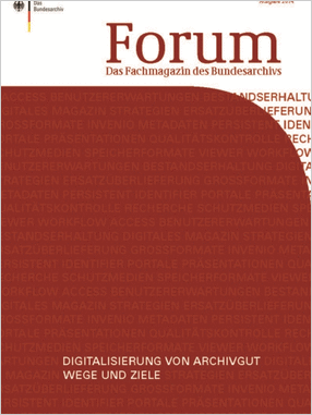 Cover des Fachmagazins „Forum“ (2014)