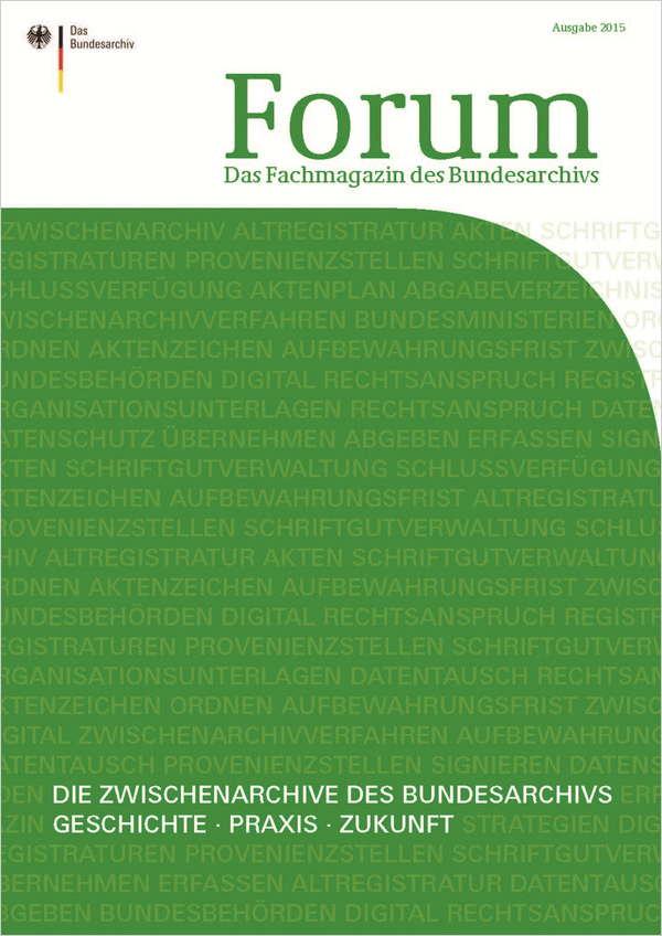 Cover des Fachmagazins „Forum“ (2015)