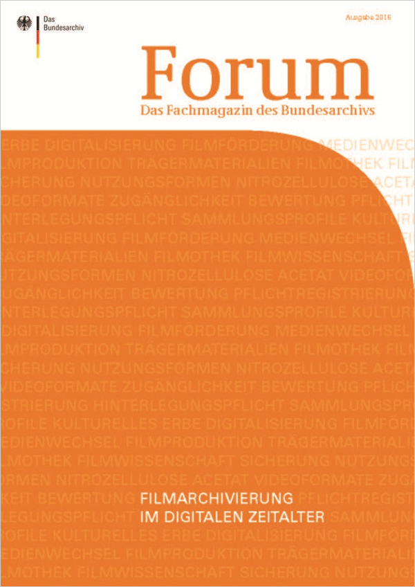 Cover des Fachmagazins „Forum“ (2016)