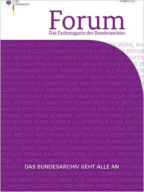 Cover des Fachmagazins „Forum“ (2017)