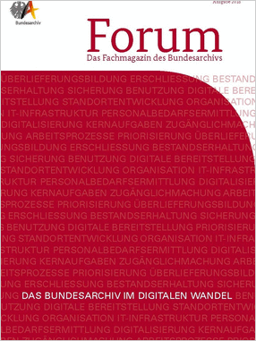Cover des Fachmagazins „Forum“ (2018)