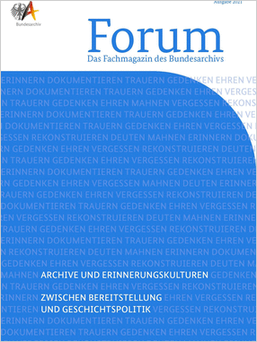 Cover des Fachmagazins „Forum“ (2021)