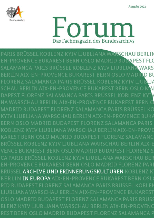 Cover des Fachmagazins „Forum“ (2022)