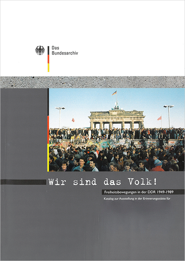 Cover des Ausstellungskatalogs 'Wir sind das Volk'
