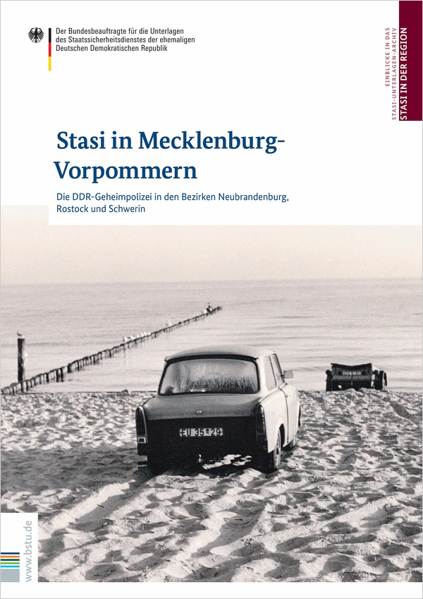 Cover der Publikation 'Stasi in Mecklenburg-Vorpommern'