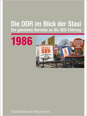 Cover der Publikation 'Die DDR im Blick der Stasi 1986'